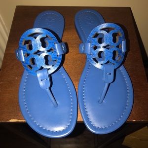 Tory Burch Miller Sandal Tropical Blue NWT